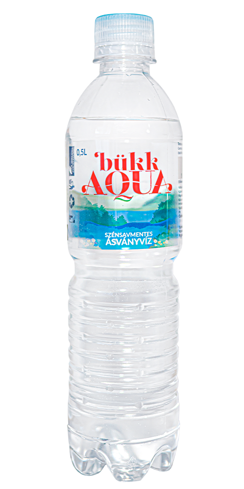 Bükk Aqua ásványvíz MENTES 0,5l  DRS