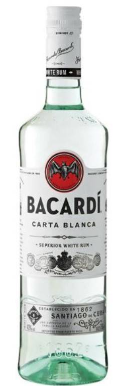 Bacardi Carta Blanca 0,7l  DRS