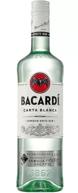 Bacardi Carta Blanca 1l  DRS