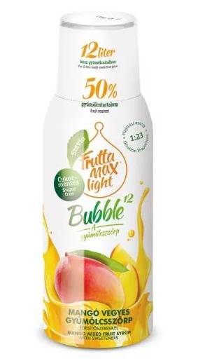 Frutta Max LIGHT Bubble mangó 500ml  DRS