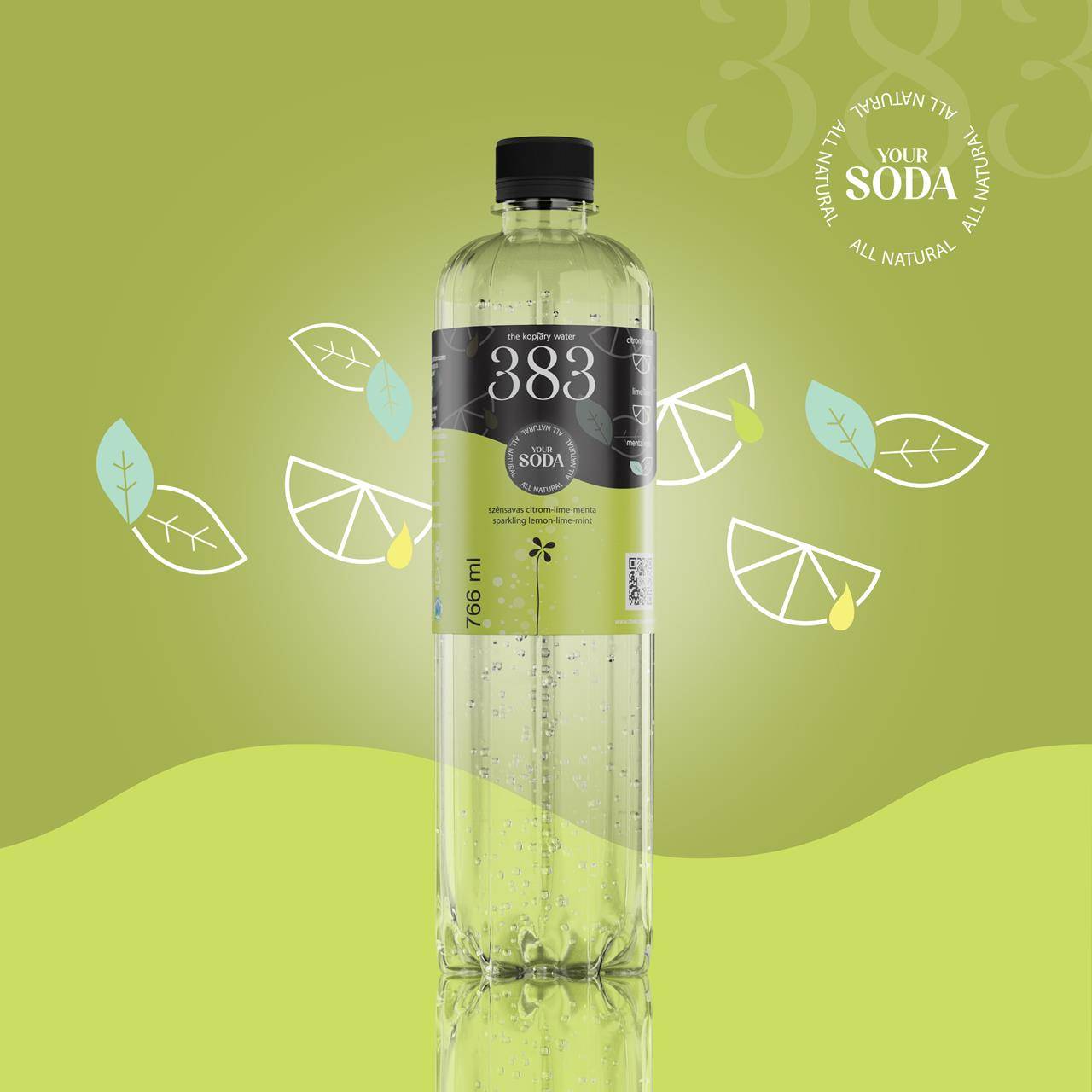 Kopjary Water CITROM-LIME-MENTA 0,766l dús  DRS