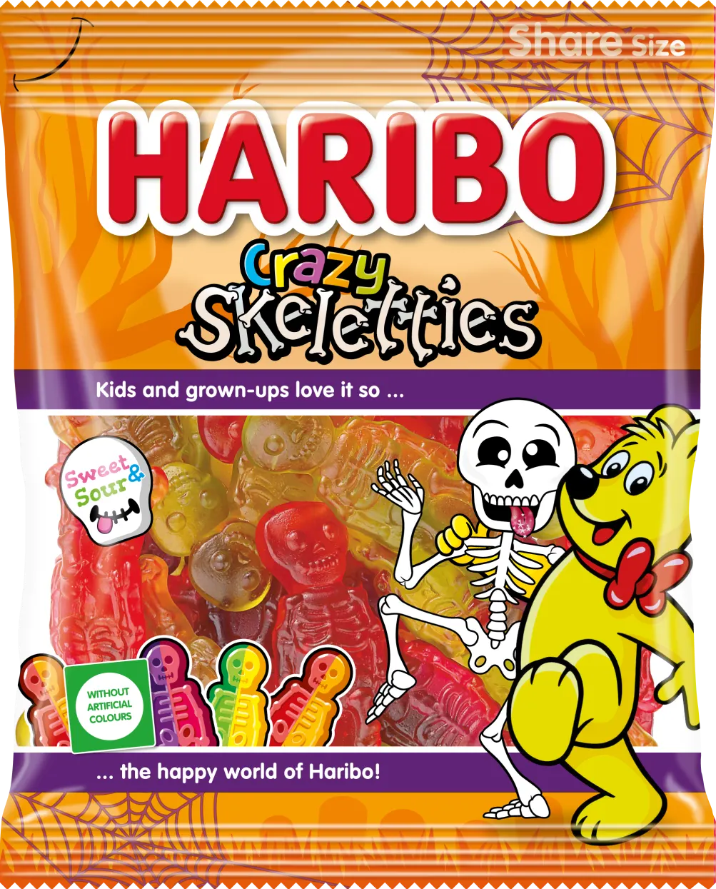 Haribo Crazy Skeletties 160g 