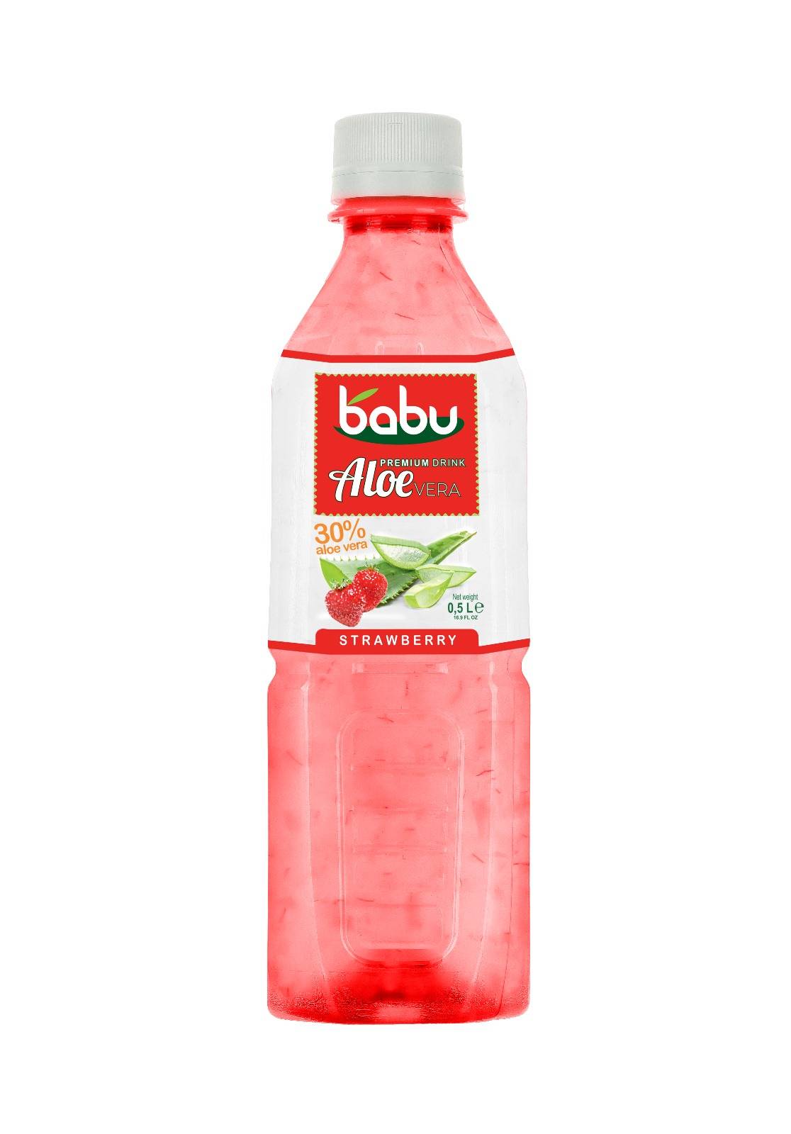 Babu Aloe Vera 0,5l Eper  DRS