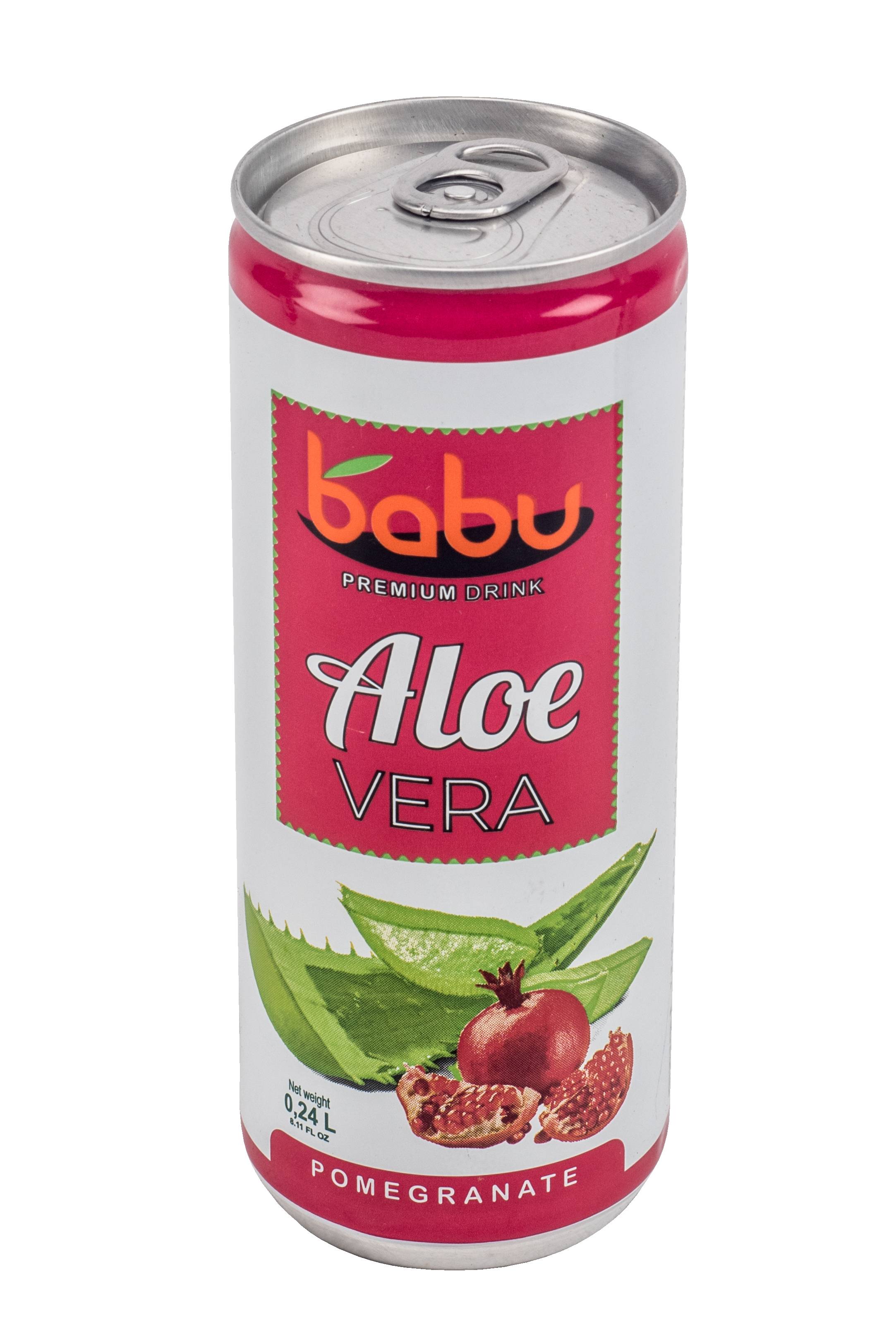 Babu Aloe Vera 240ml Gránátalma  DRS