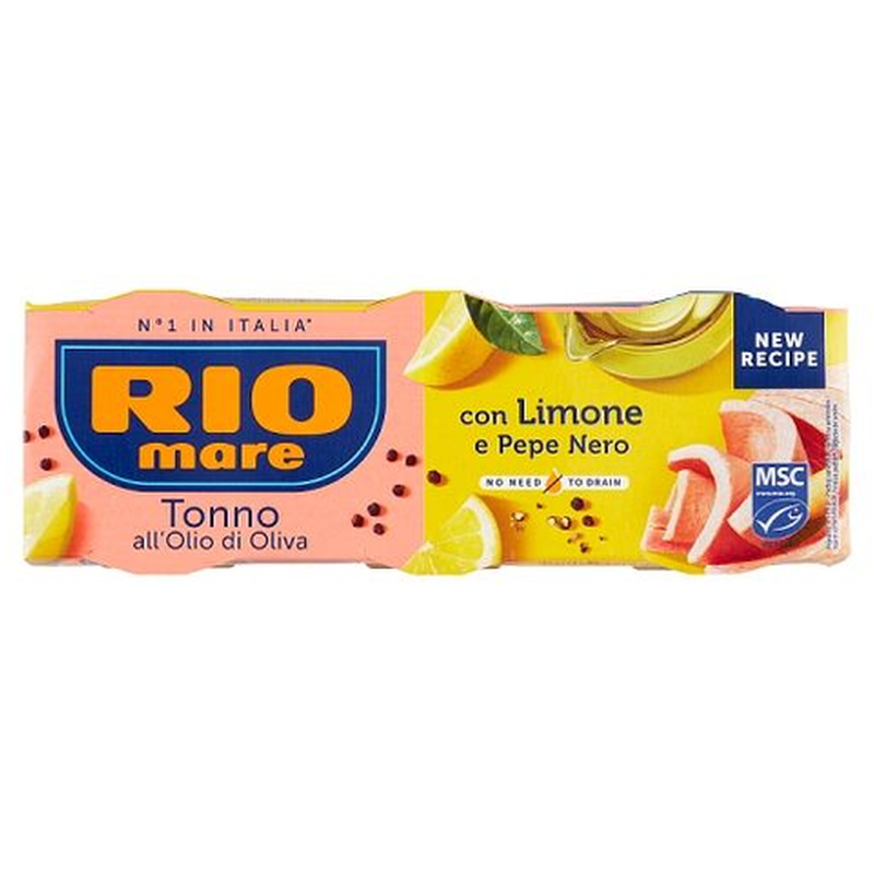 Rio Mare tonhal olívaolajban citrommal 3x65g  (X)
