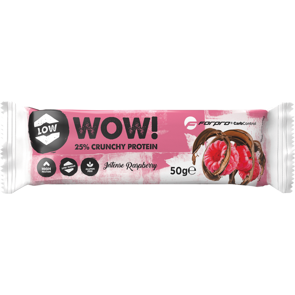 Forpro WOW! 25% Crunchy Protein Intense Raspberry 50g   