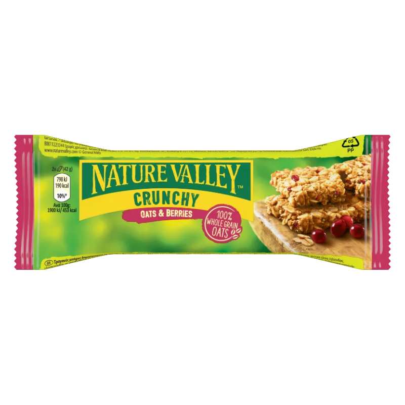 Nature Valley Crunchy Oats&Berries Zabszelet 42g  (X)