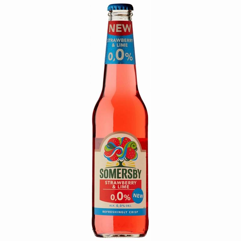 Somersby Strawberry NA 0% 0,33l  DRS