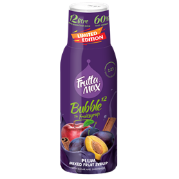 Frutta Max Bubble Limitált alma-szilva-fahéj ízű szörp 500ml  DRS