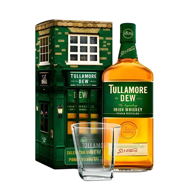 Tullamore Dew Whiskey 0,7l 40% + pohár   DRS (X)
