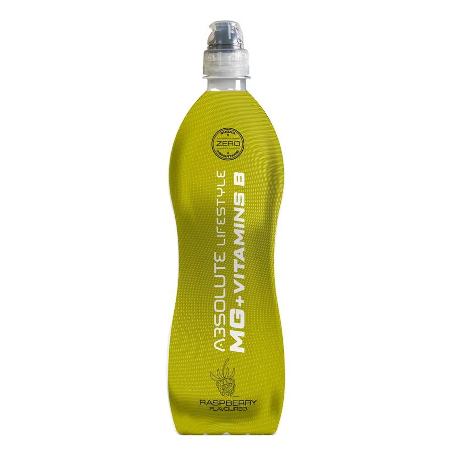 Absolute Lifestyle Mg+B6-málna 0,6l  DRS