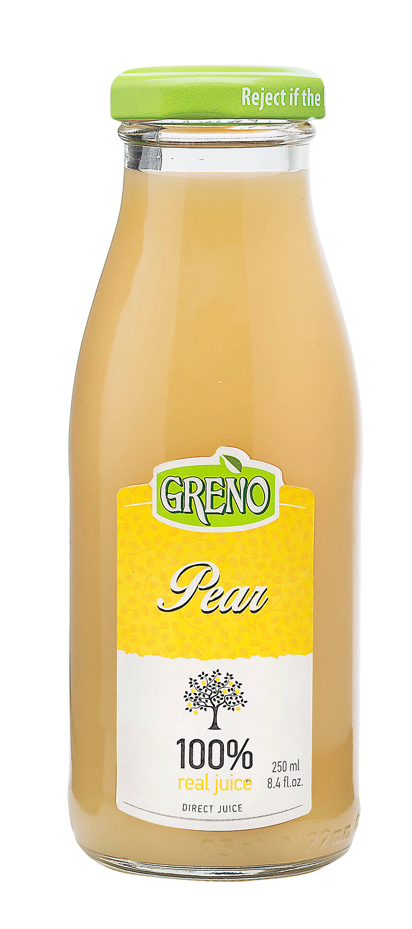 Greno Préselt Gyümölcslé Körte 250ml  DRS