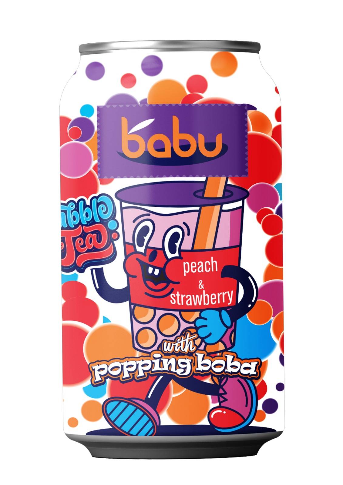 Babu Bubble Tea Barack-Eper 315ml  DRS