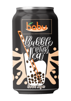 Babu Bubble MILK Tea Brown Sugar 315 ml  DRS