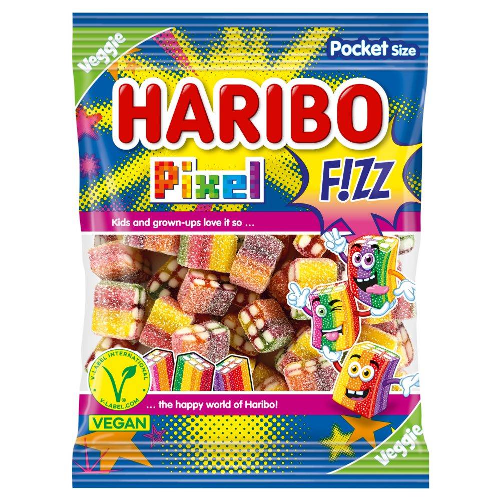 Haribo Pixel FIZZ! 80g   