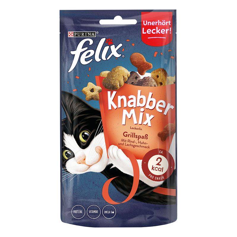 Felix Knabber Mix Macska Jutalomfalat Grill 60g 