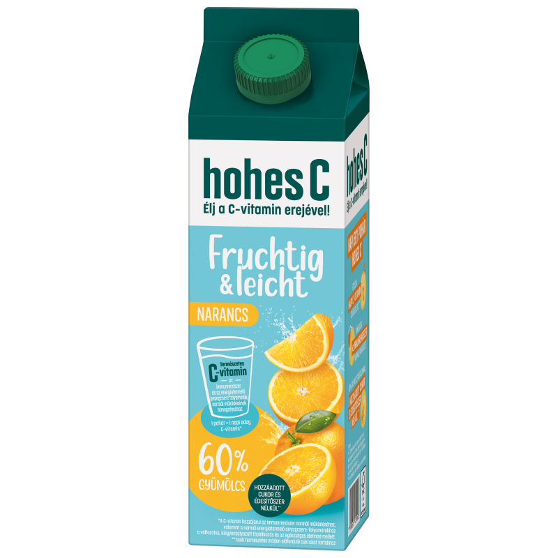 HohesC Fruchtig&Leicht Narancs 60% 1l  