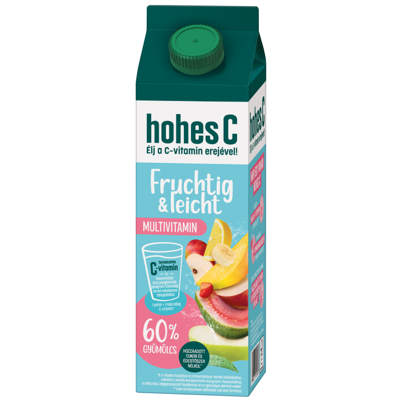 HohesC Fruchtig&Leicht Multivitamin 60% 1l 