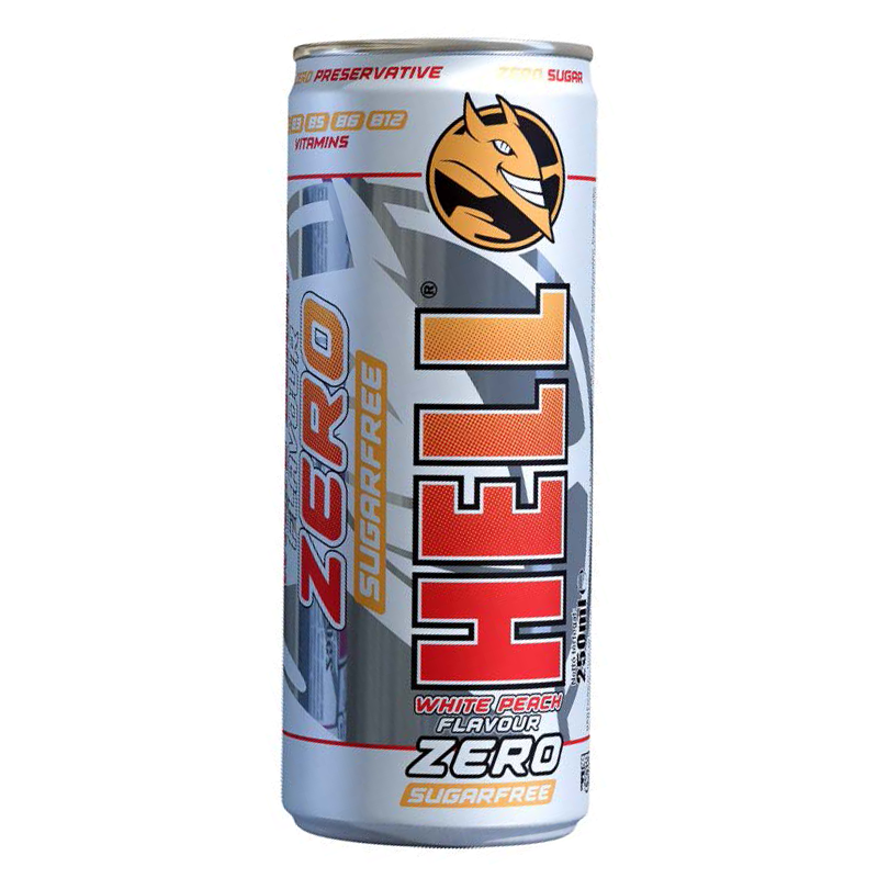 Hell Energy Zero Fehér Barack 250ml  DRS 