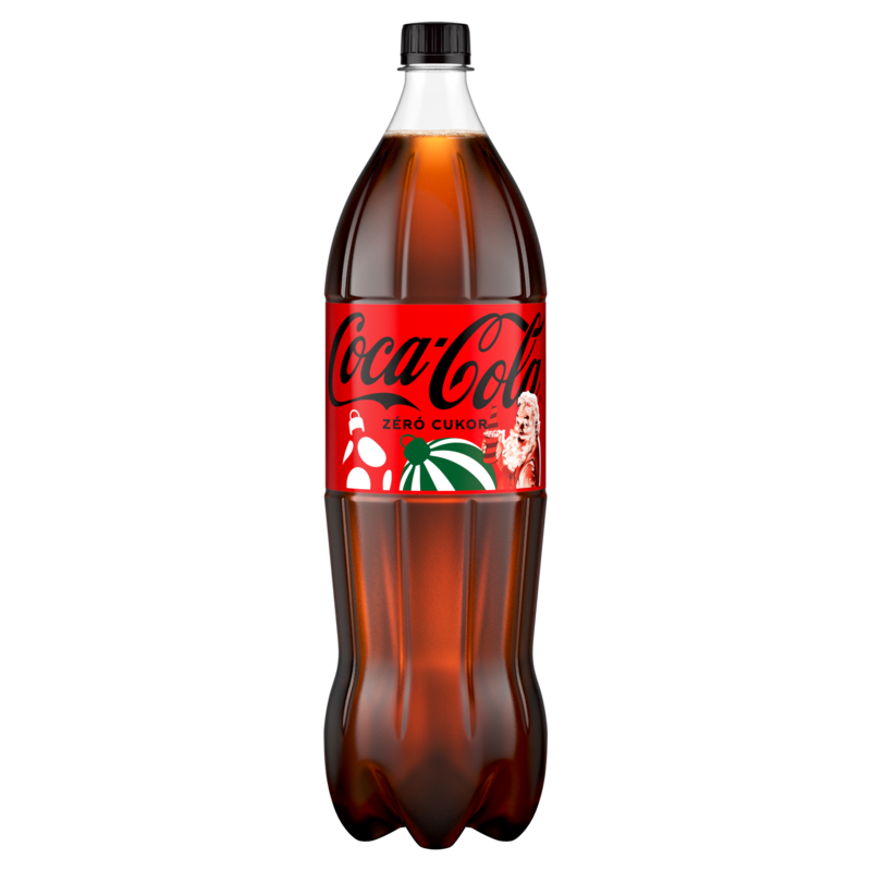 Coca Cola 1,75l Zero Zero (cukor, és koffeinmentes)  DRS 