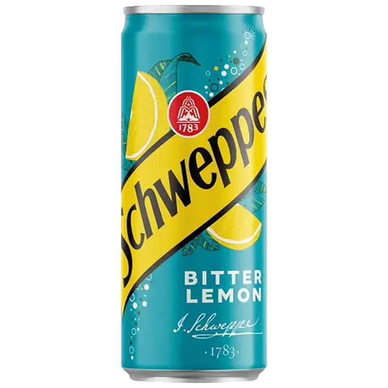 Schweppes Bitter Lemon 0,33l CAN  DRS