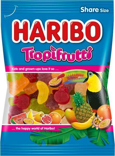 Haribo Troppi Frutti/Trópusi gyümölcs 200g  