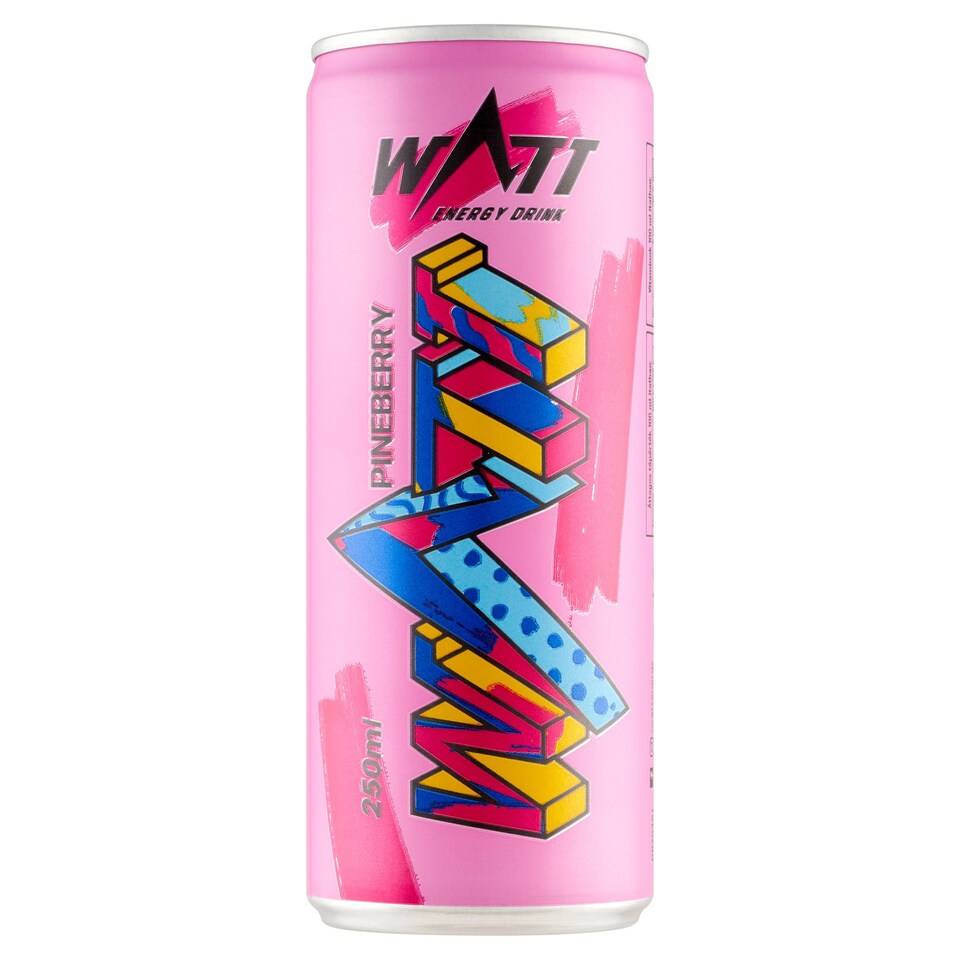 Watt Energy 250ml Fehéreper-Guava  DRS 