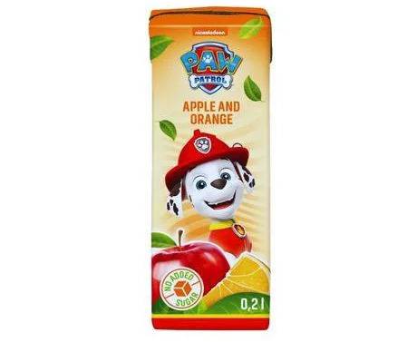 Paw Petrol Mancs őrjárat 50% gyümölcslé alma és narancs 0,2l  