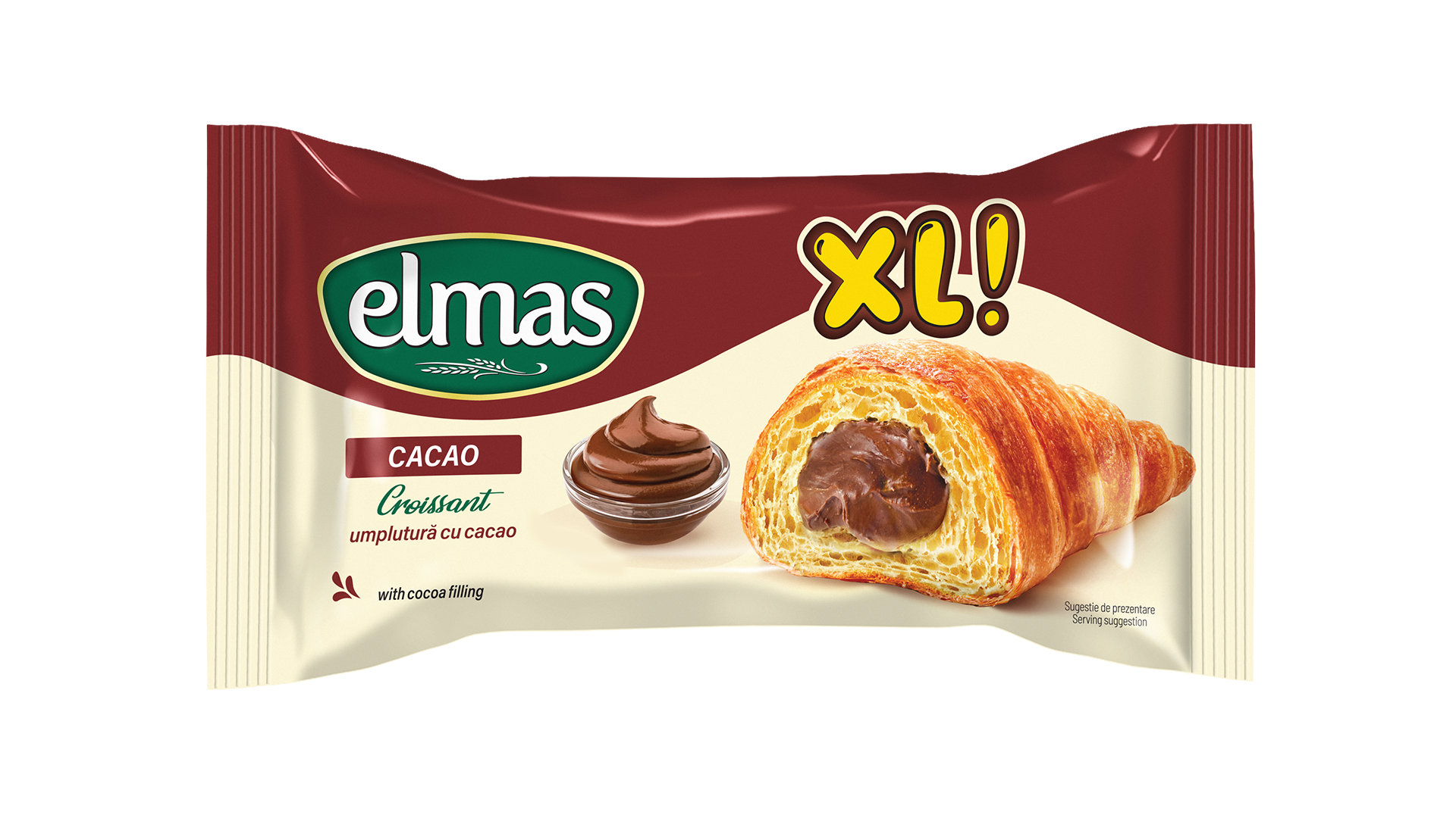 AKC - ELMAS Croissant MAX Kakaós 80g  - 2025.05.21.
