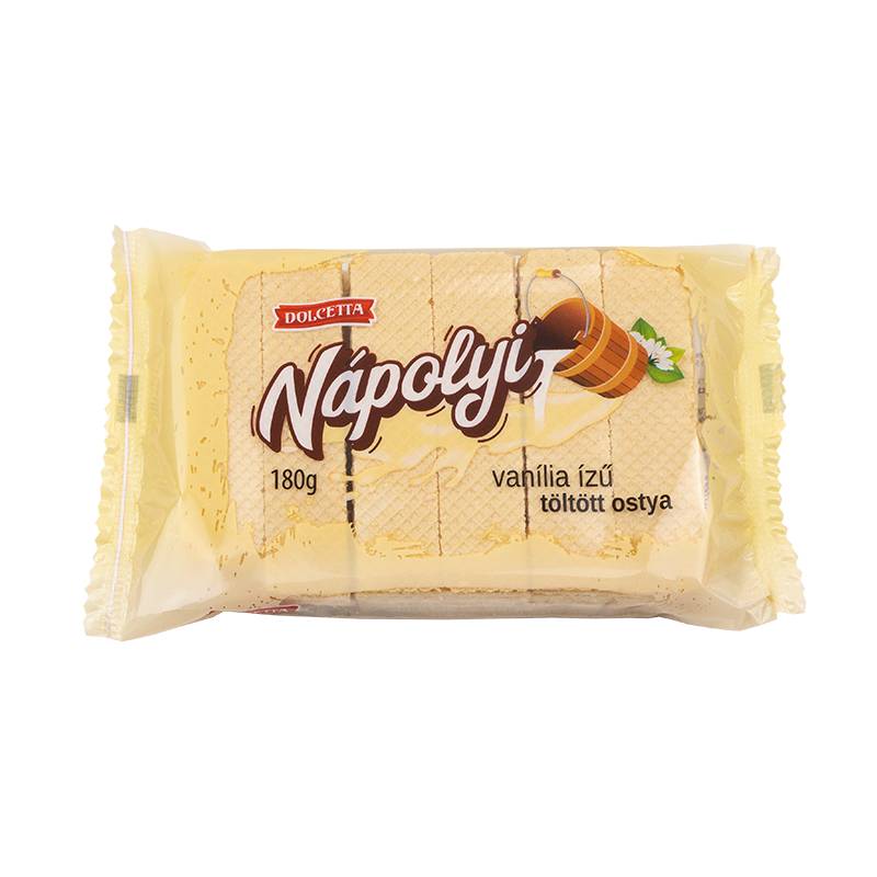 Dolcetta Nápolyi vanília ízű 180g 