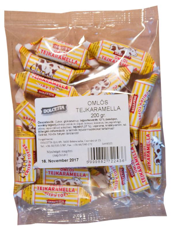 Dolcetta Tejkaramella 200g 