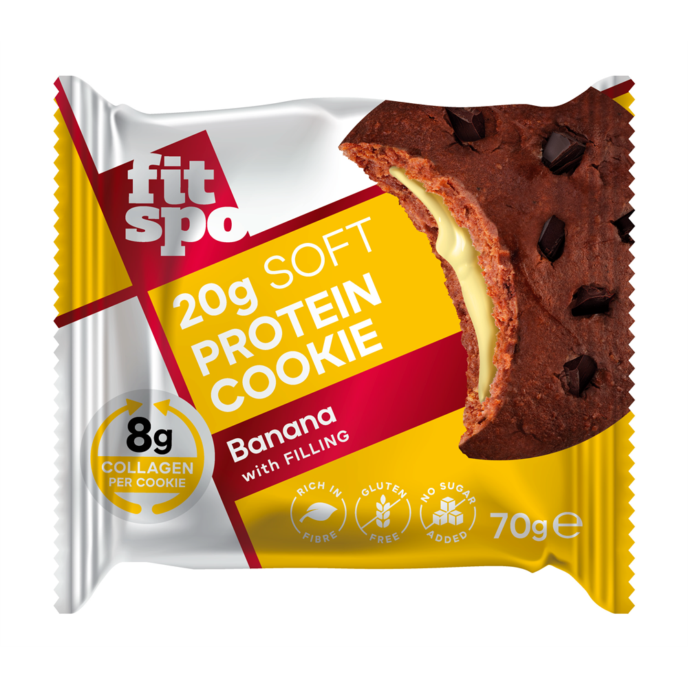 FitSpo Protein-Collagen Cookie Banános 70g 