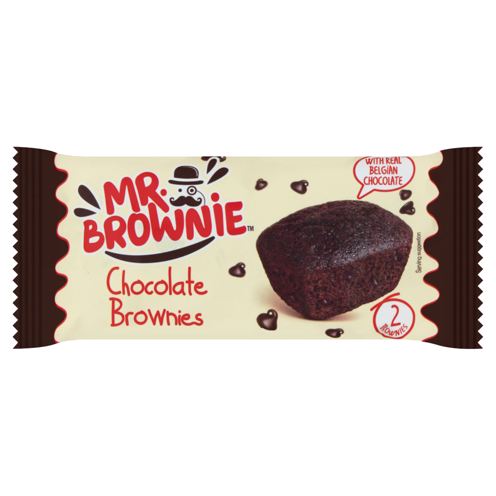 Mr.Brownie Csokoládé darabos 2x25g  