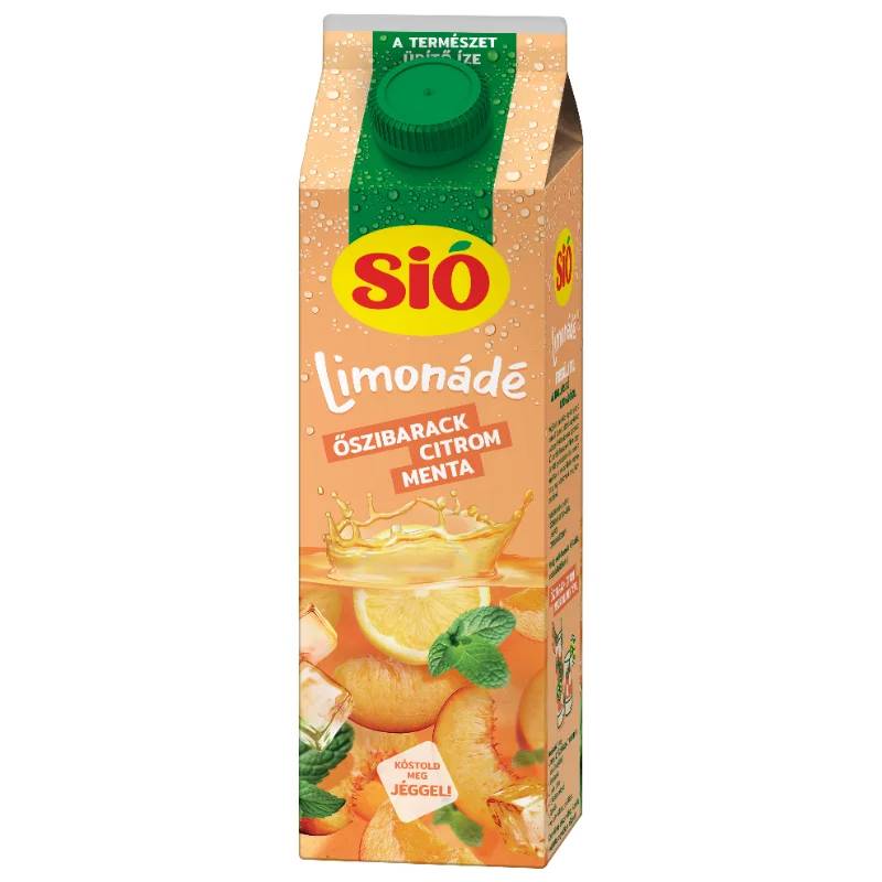 Sió 1L Limonádé Őszibarack-Citrom-Menta 6%  