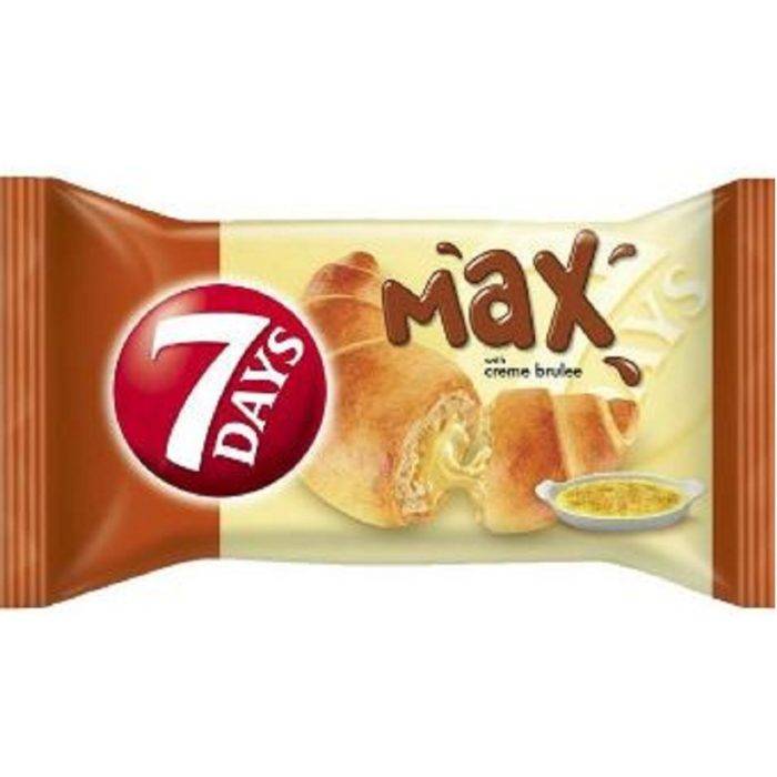 AKC - 7Days Double Croissant Créme Brulée (Vanília-Karamell) 80g  - 2025.06.04.