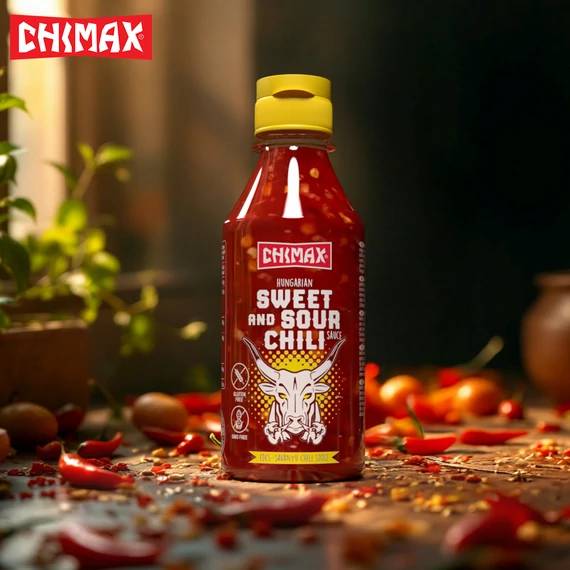 Chimax Édes-Savanyú chili szósz (citromsárga) 250ml  