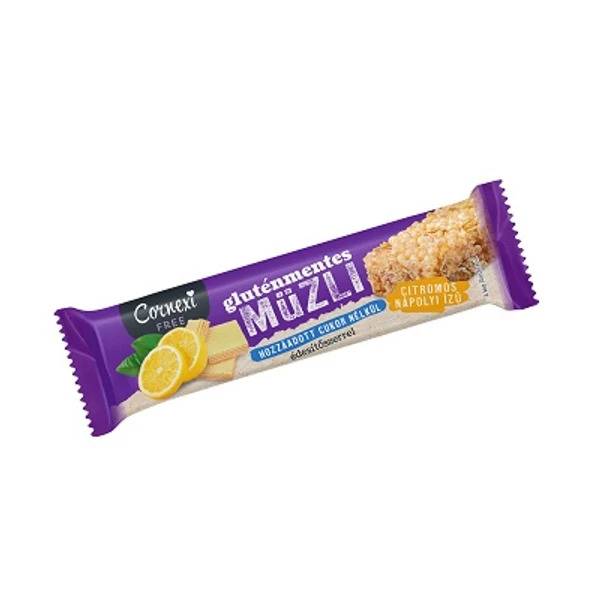 Cornexi GM-HCN Citromos nápolyi müzliszelet, kakaós tejbev. talppal 25g 