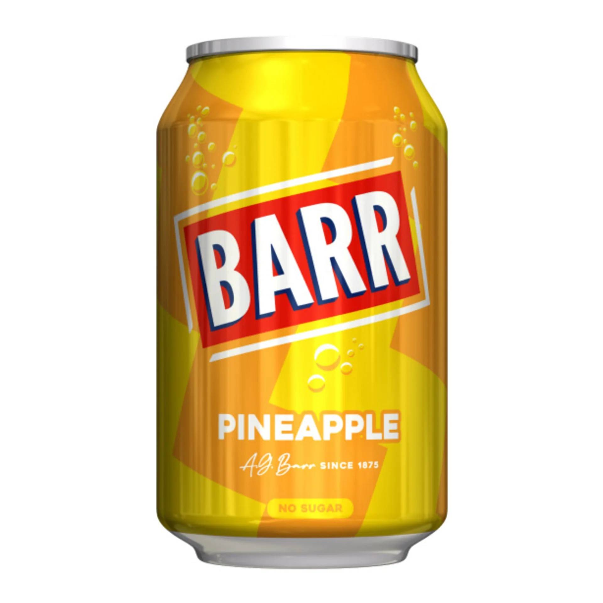 Barr Pineapple ízű szénsavas üdítőital (zero) 330ml  