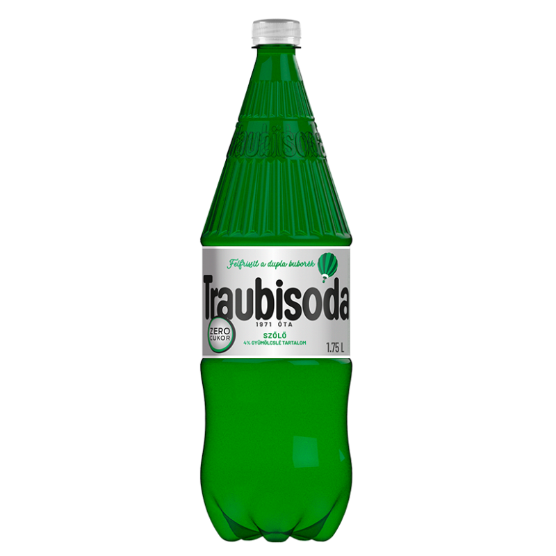 Traubisoda szőlő zero 1,75l  DRS