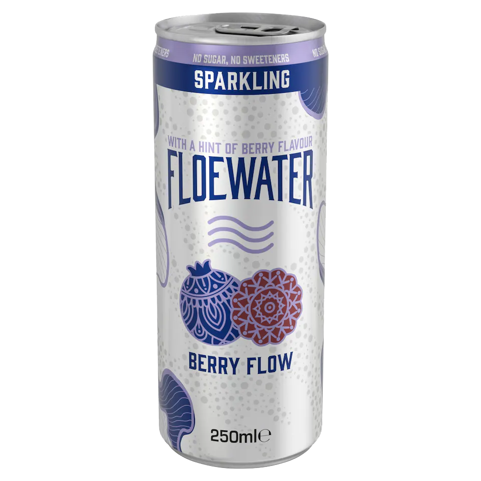 FloeWater Berry Flow 250ml CAN   DRS 
