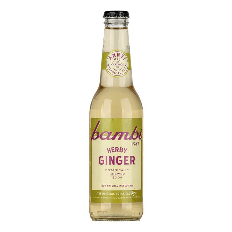 BAMBI Gyömbéres üdítőital 330 ml  DRS