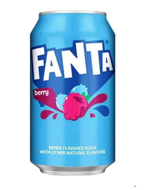 Fanta USA Berry áfonya és málna ízű üdítőital 355ml  DRS