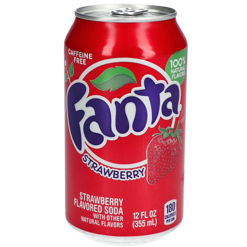 Fanta Strawberry eper ízű szénsavas üdítőital 355ml  DRS
