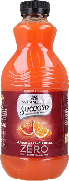 San Benedetto 0,9l Succoso Zero Arancia-Arancia Rossa (vérnarancs)  DRS