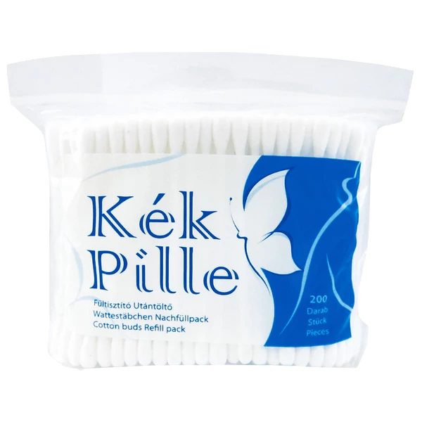 Kék Pille fültisztító utántöltő 200db-os  