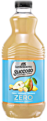 San Benedetto 0,9l Succoso Zero Körte-Banán-Ananász  DRS