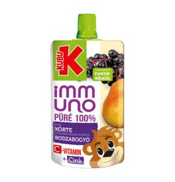 Kubu Immuno püré Körte-Bodza 100g 