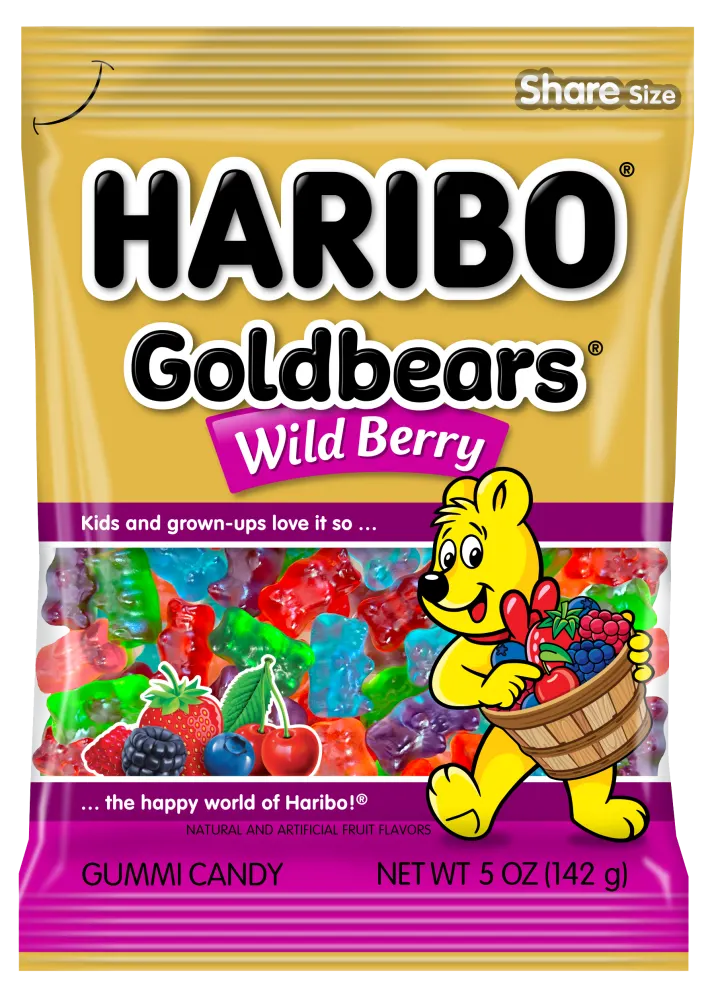 Haribo Goldbaren Wild Berry 80g   