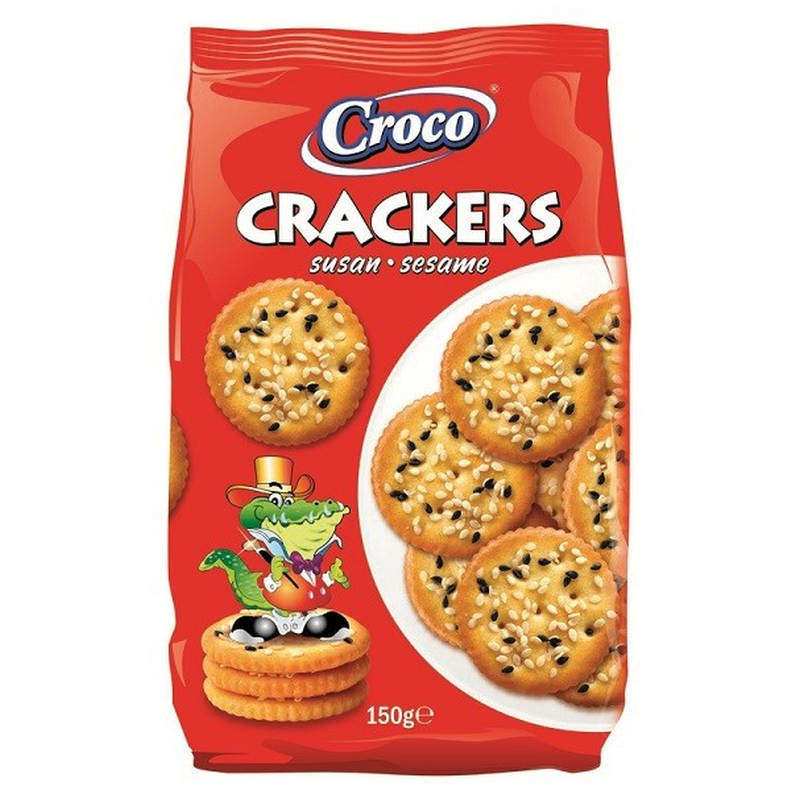 Croco Crackers szezámmagos 150g  