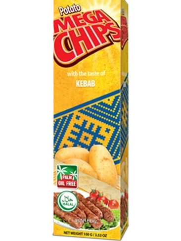 Megachips Kebab ízű 50g  